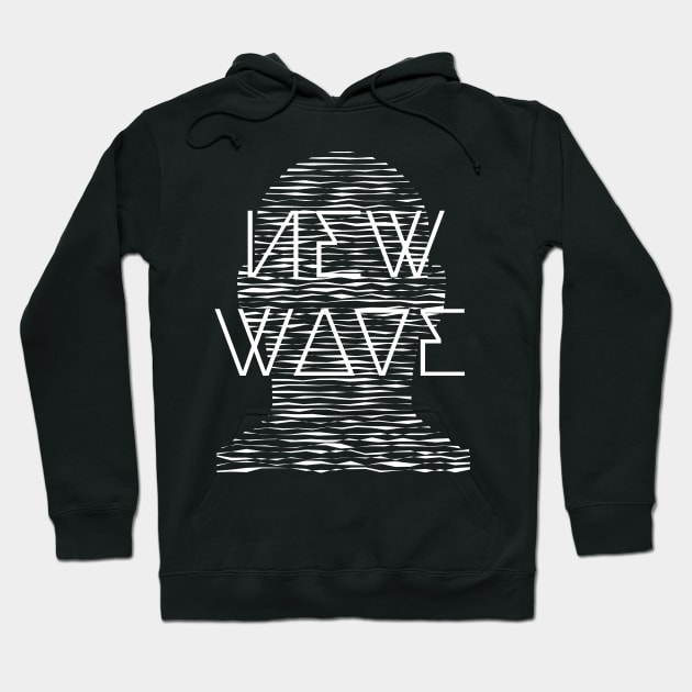 New Wave Post Punk Hoodie by lkn